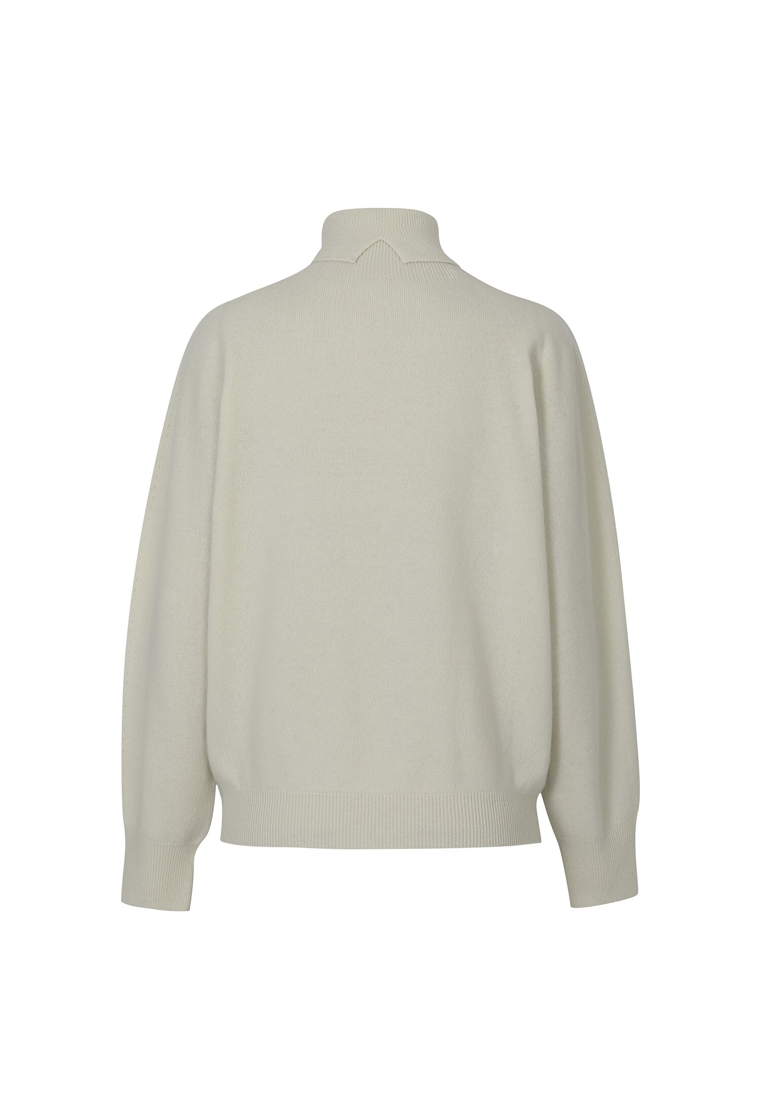[칼레이트] Cashmere-Blend Whole Garment Turtleneck Sweater