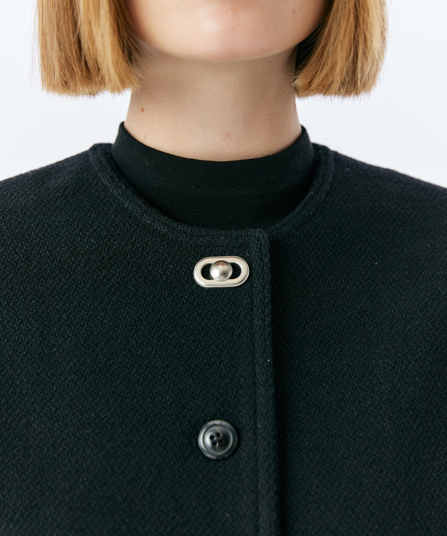 POCHE TWEED JACKET(BLACK)