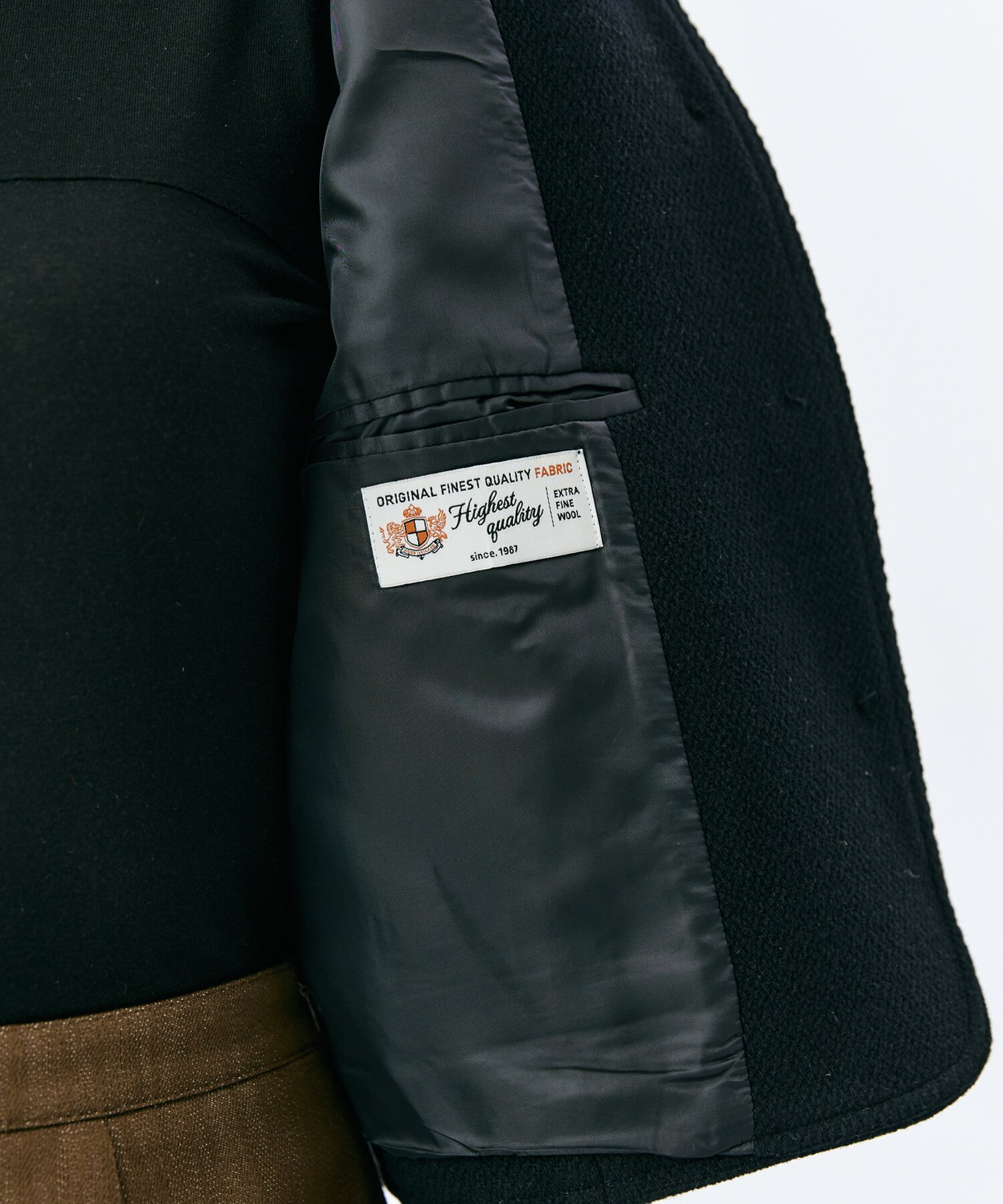 POCHE TWEED JACKET(BLACK)