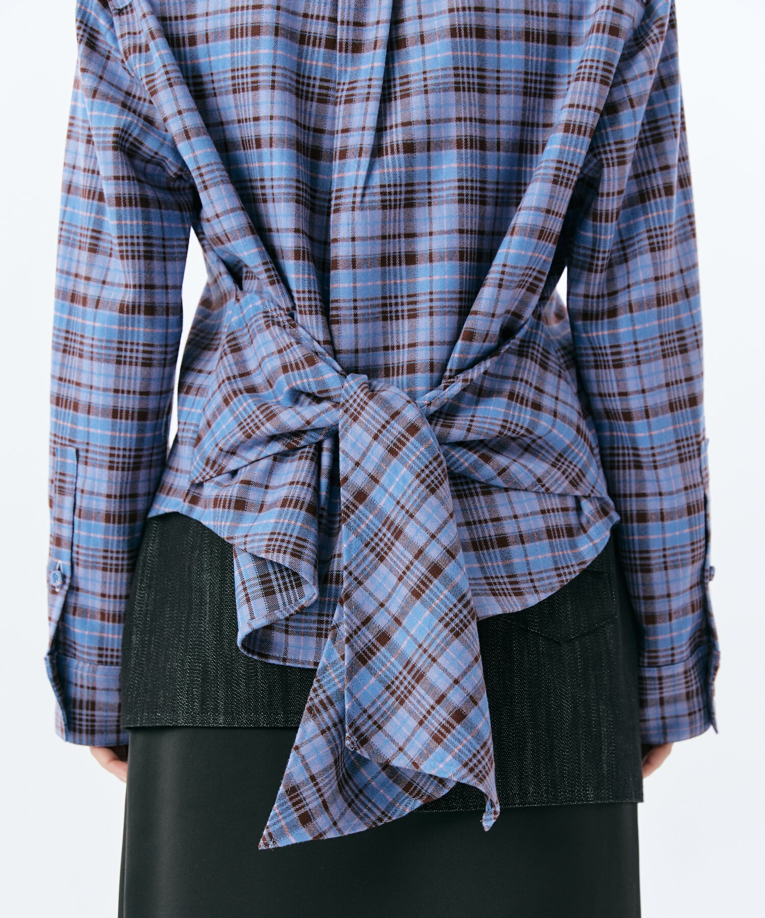 BOUT CHECK SHIRT(L.BLUE)