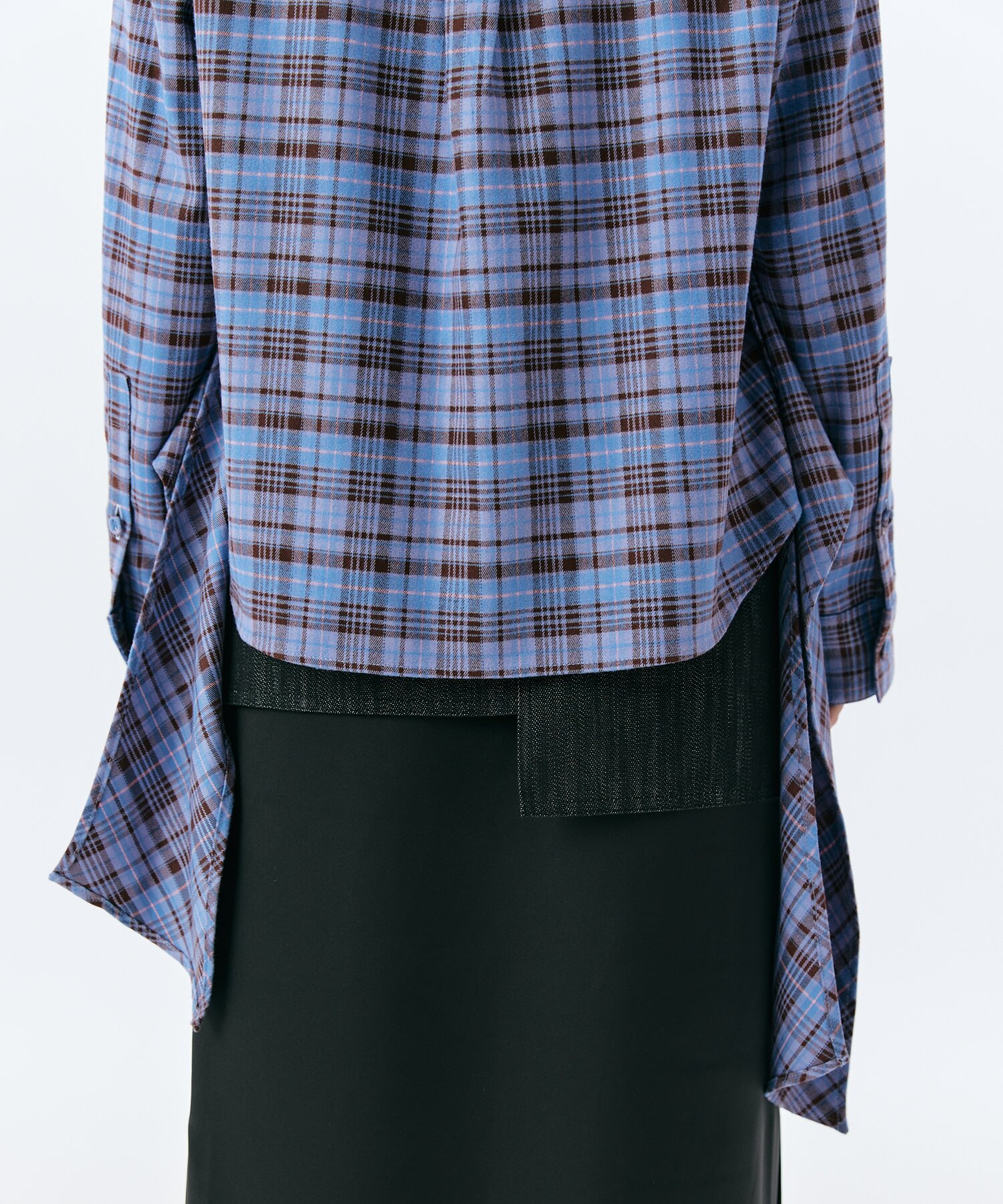 BOUT CHECK SHIRT(L.BLUE)