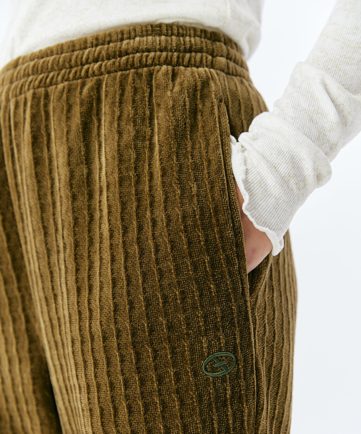 PINCH FLARE PANTS(KHAKI)