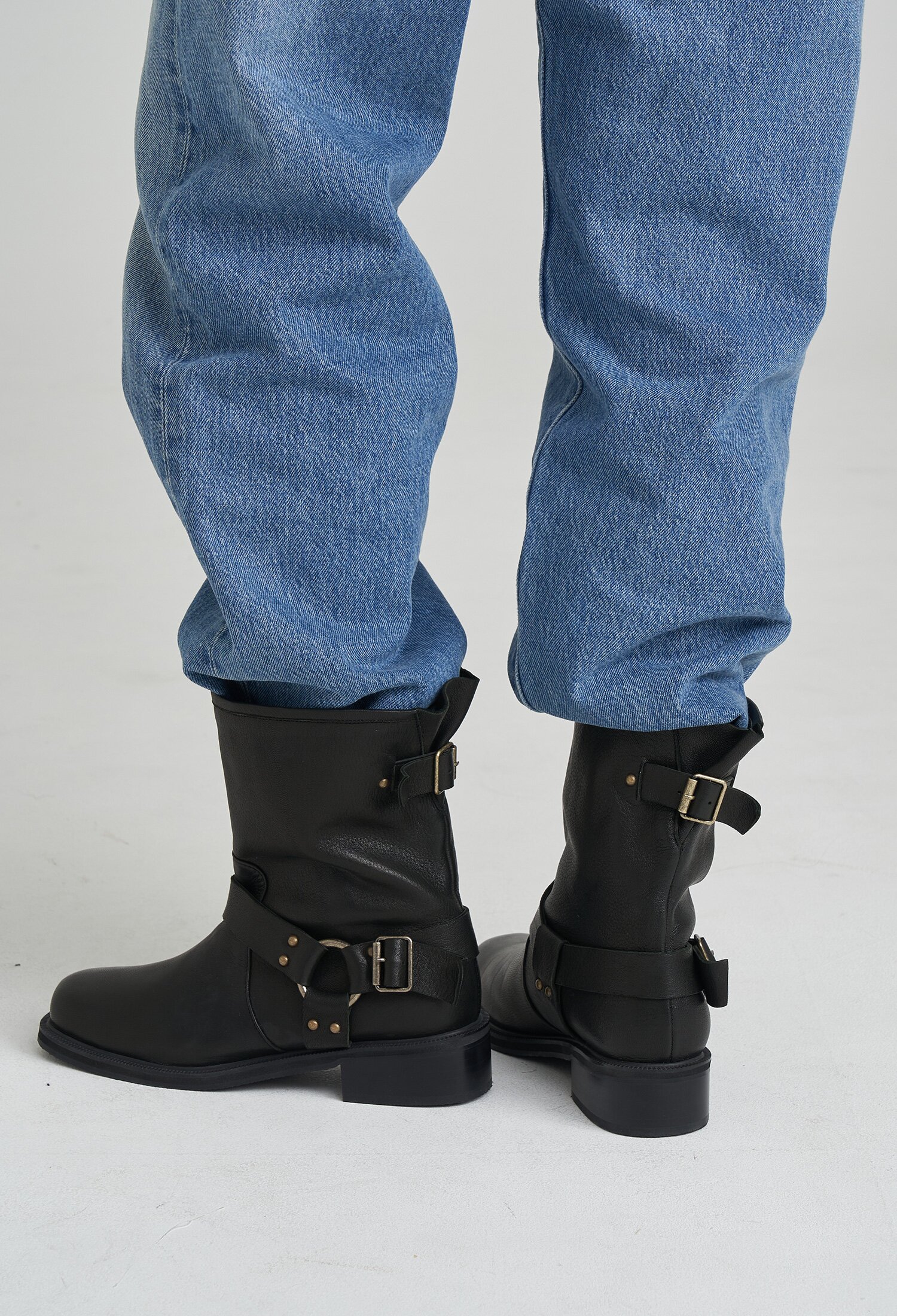 312C comfy biker boots _3cm