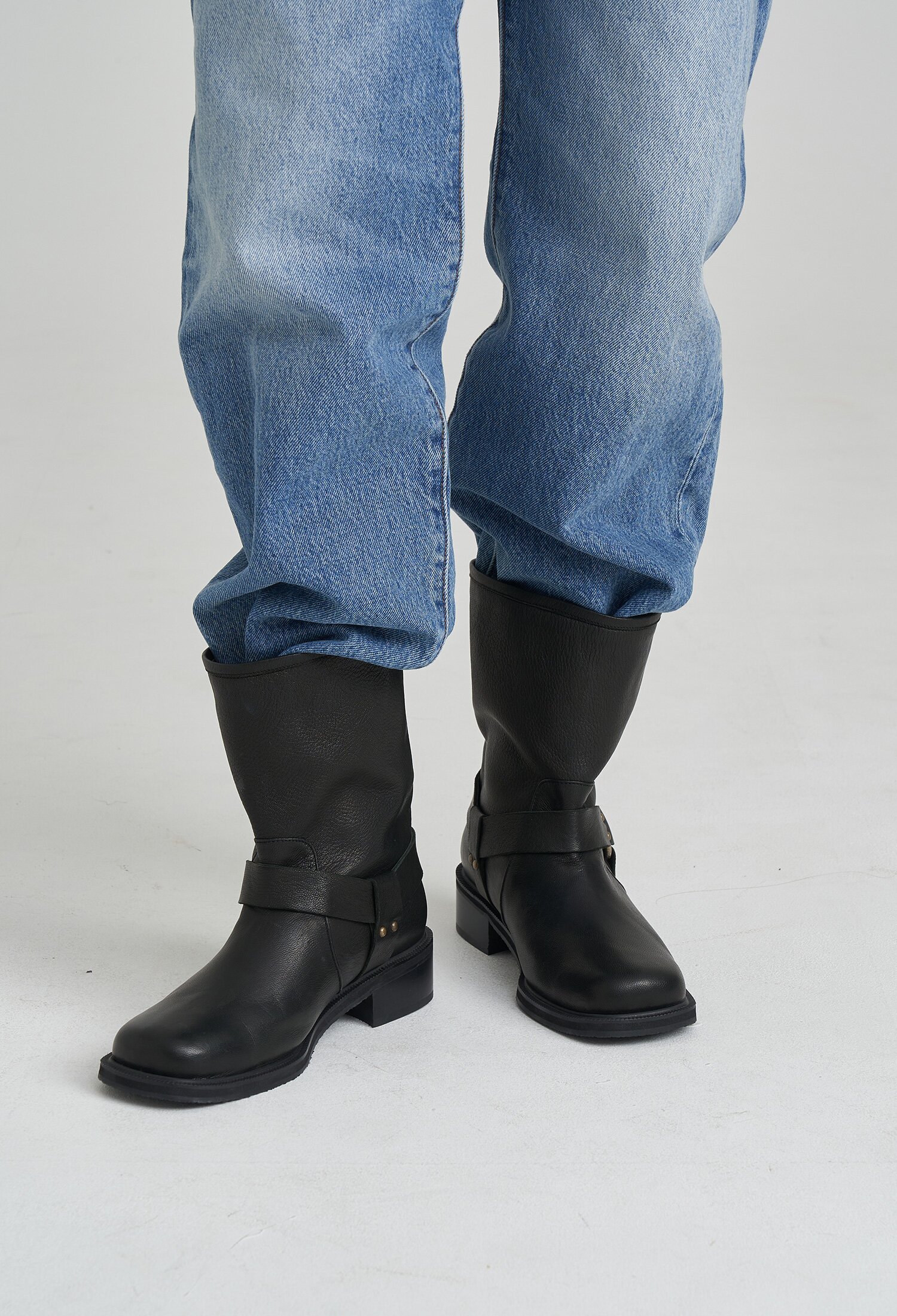 312C comfy biker boots _3cm