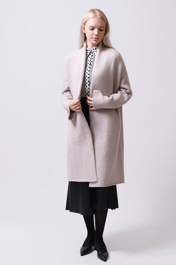 울 롱니트가디건