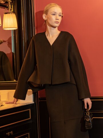 CASH WOOL DORMAN JACKET KHAKI