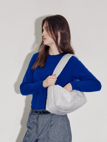 하진 패딩백 실버그레이 HAZIN PADDING BAG silvergrey