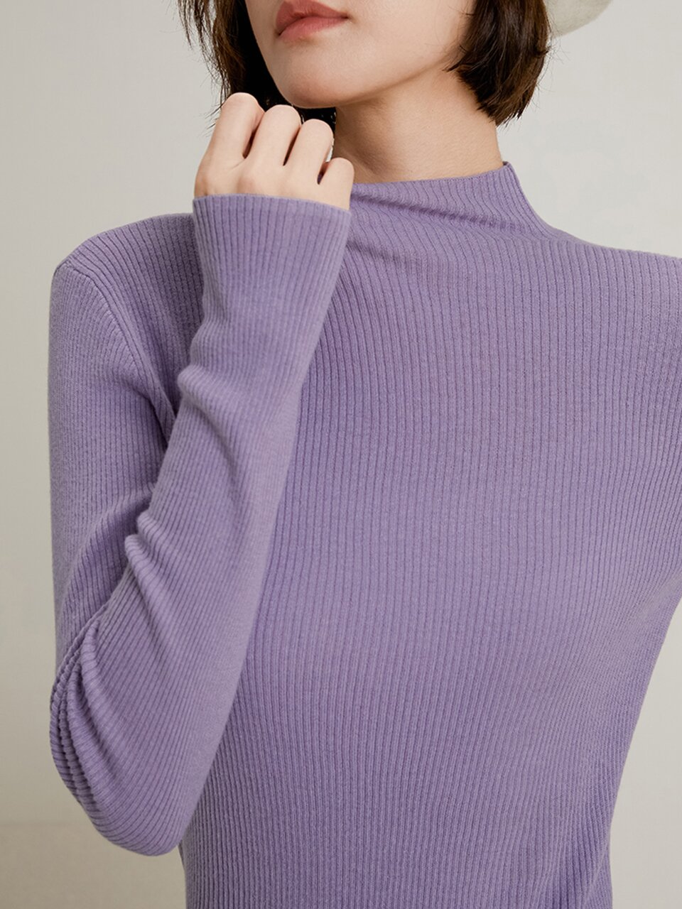 LS_Solid color slimming top_7color