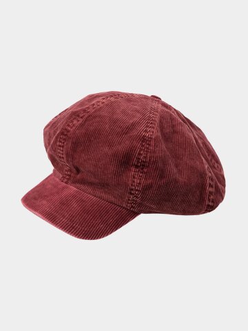 CARA PARK 코듀로이 뉴스보이캡 C4 레드