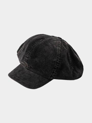 CARA PARK 코듀로이 뉴스보이캡 C3 블랙