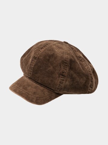 CARA PARK 코듀로이 뉴스보이캡 C1 브라운