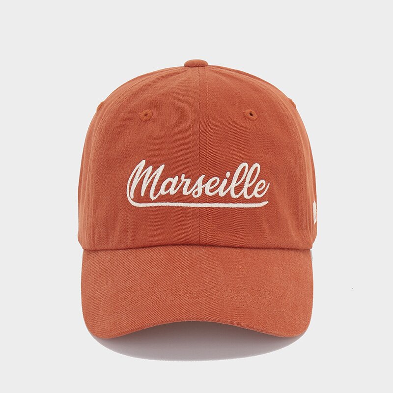 VINTAGE TAIL PEACH WASHING CAP D.ORANGE