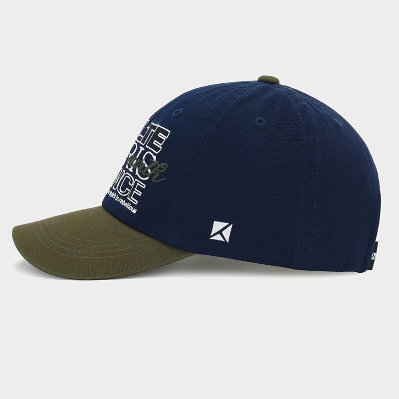 OVERLAPPED TYPO CAP KHAKI