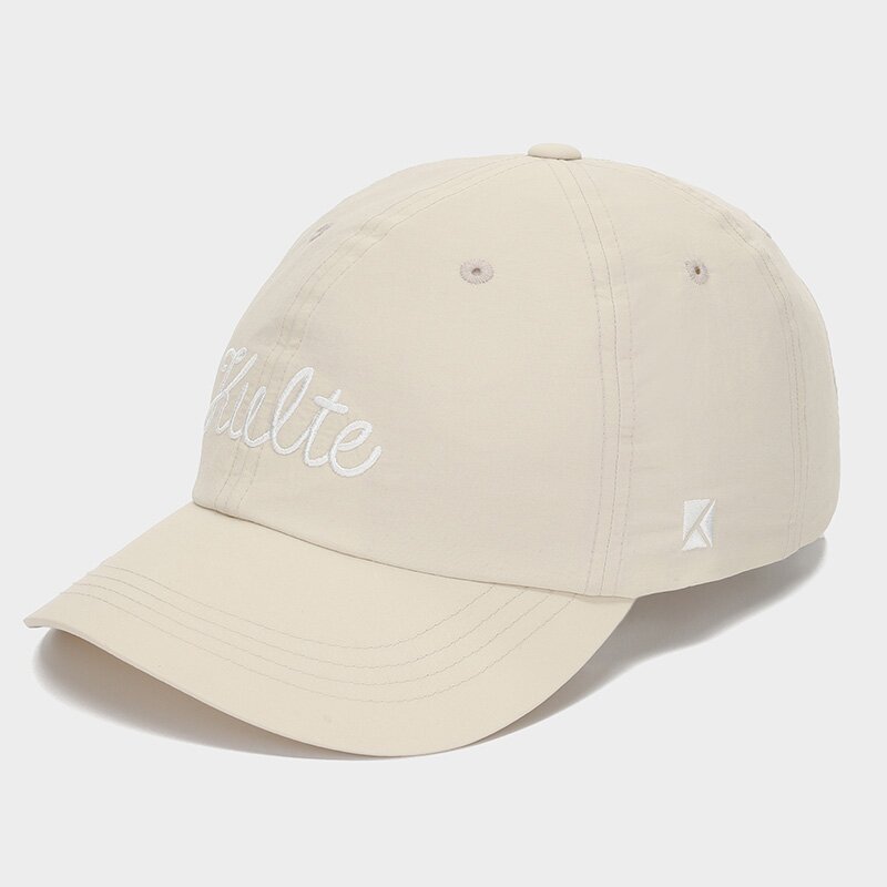 SCRIPT NYLON CAP BEIGE