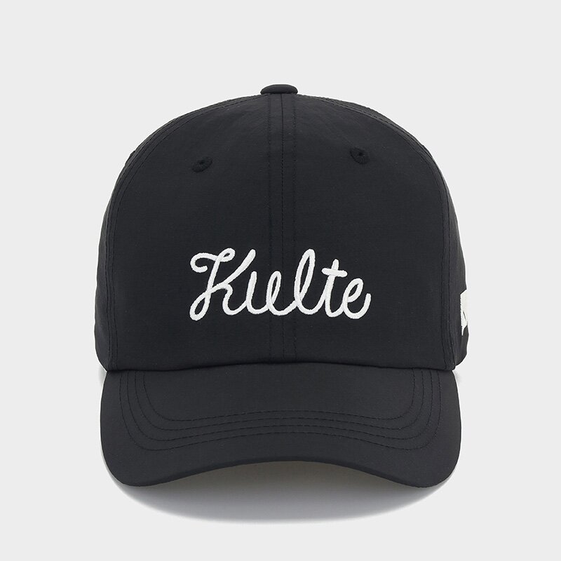 SCRIPT NYLON CAP BLACK