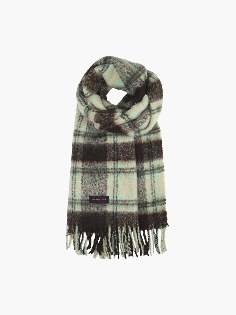 HAIRY CHECK MUFFLER_MINT