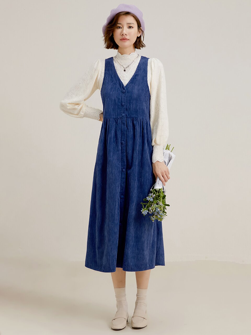 LS_Galaxy aurora corduroy dress