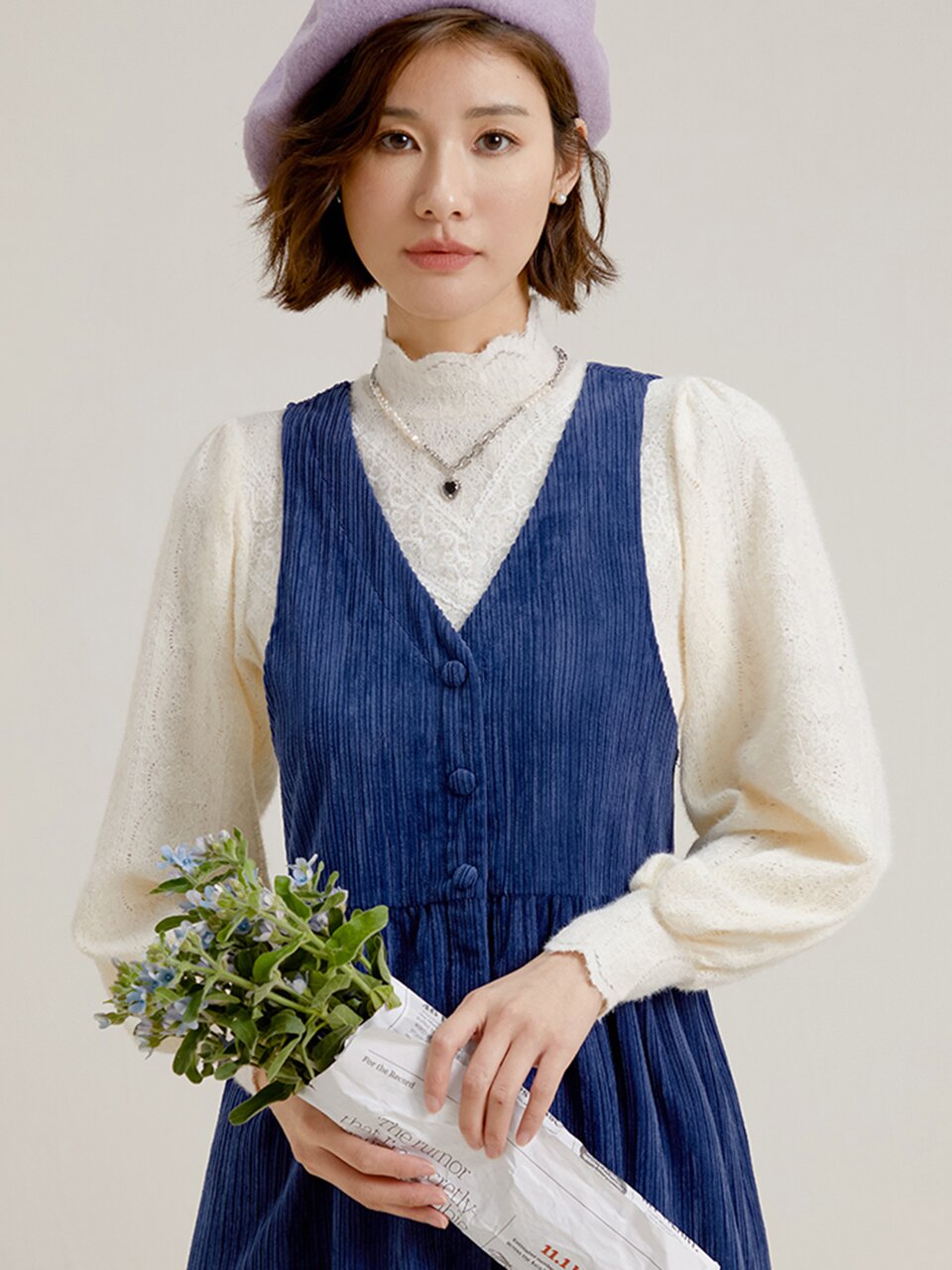 LS_Galaxy aurora corduroy dress