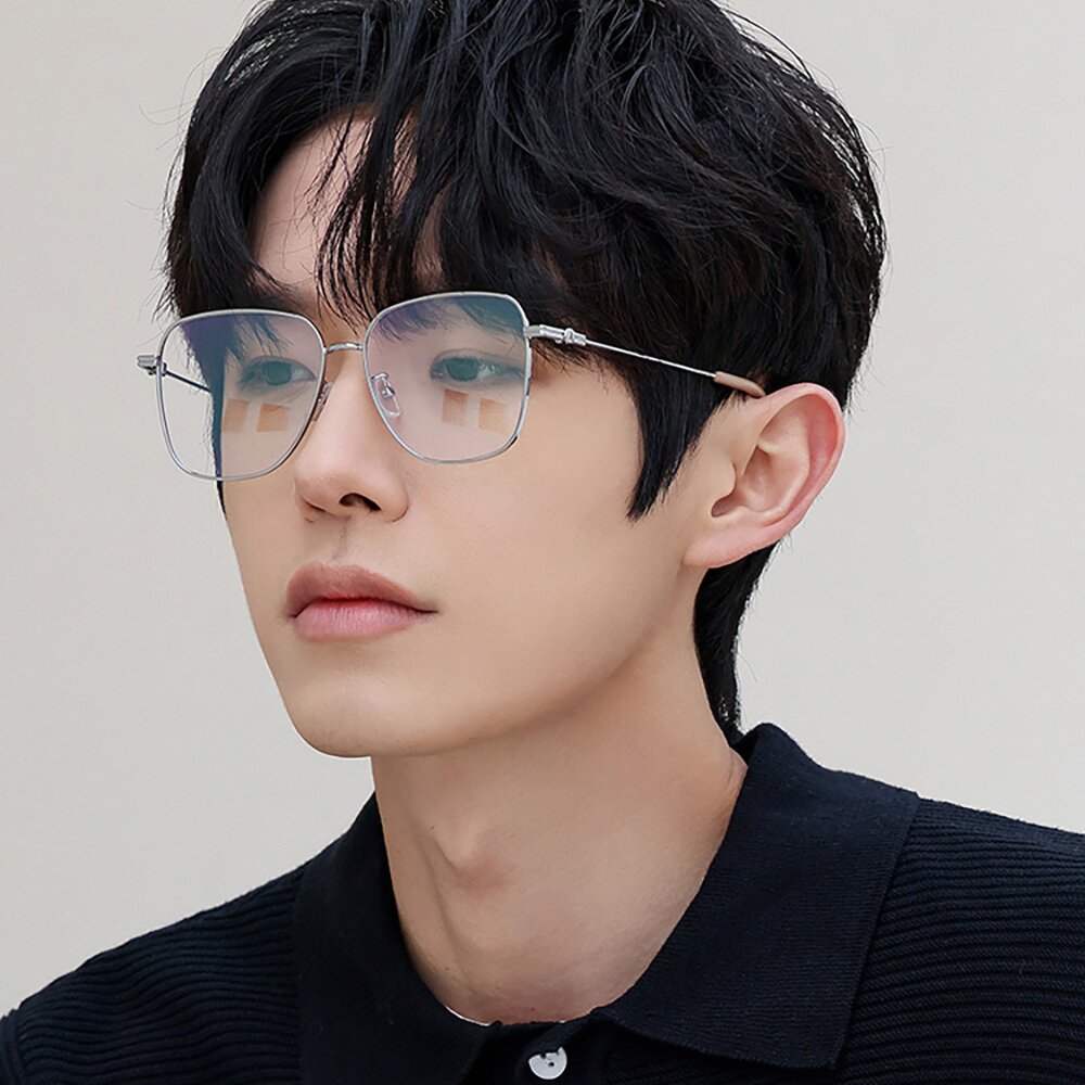 네오레트로 F8038 오블릭 메탈안경 블랙 BLACK