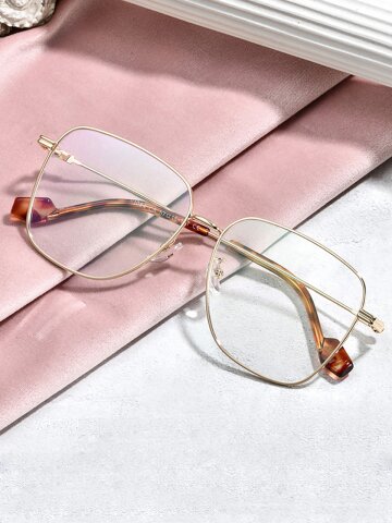 네오레트로 F8038 오블릭 메탈안경 골드 GOLD