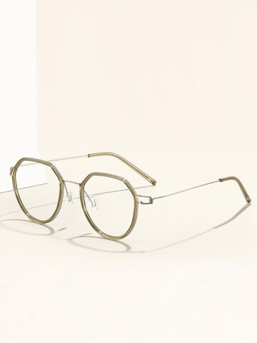 네오레트로 2254 초경량 노스크류 안경테 라이트그린