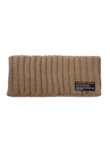 온더모먼트 빈티지 레터링 라벨 헤어밴드 브라운