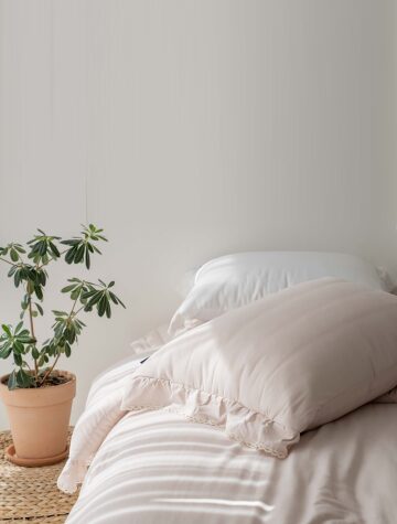 슈에뜨 기능성 발열 따뜻한 프릴베개커버(50×70CM)화이트,네이비,베이지소프트하고 가벼운  촉감의  소재