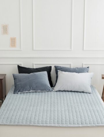 제임스 리버시블 양면3MM 극세사 차렵이불(S)그레이3MM 극세사의 소프트하고 부드러운 촉감모던한 스타일