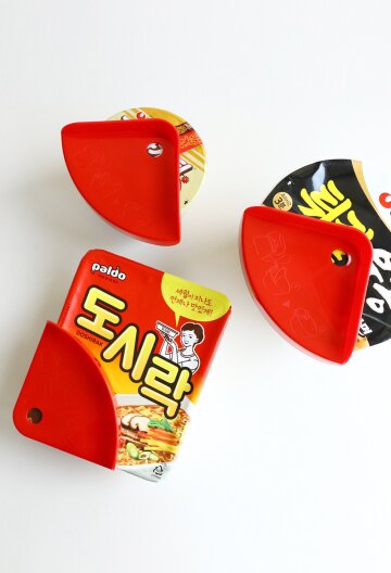 컵라면 사발면 뚜껑 덮개홀더