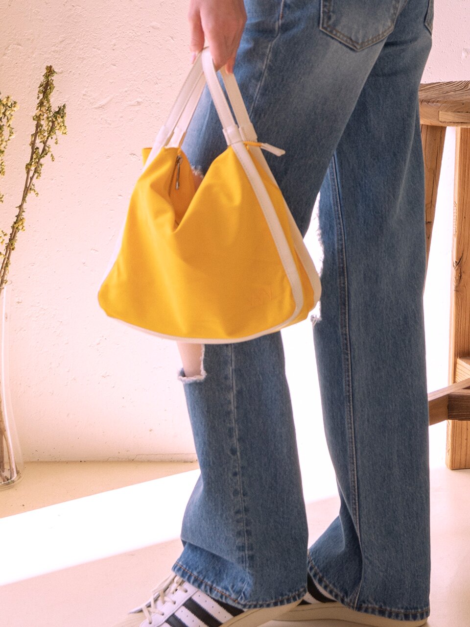 B3001 Marche market bag_Mango yellow