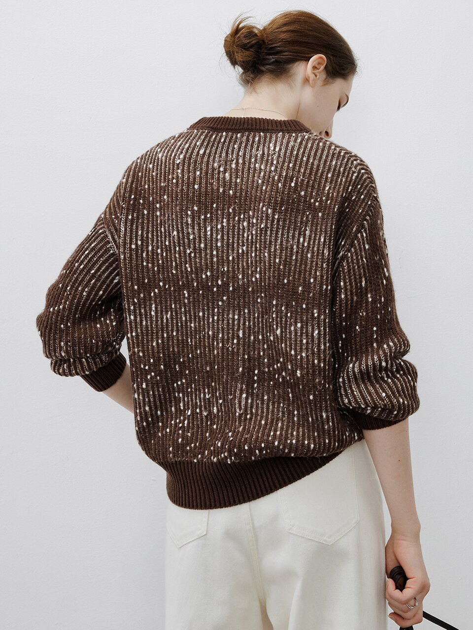 TG_Hazy snow dot sweater