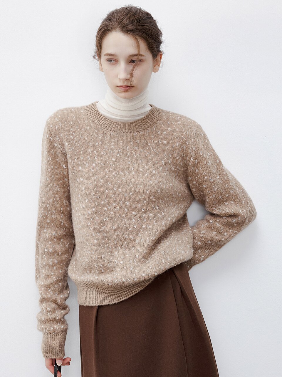 TG_Snowspot mohair wool-blend sweater