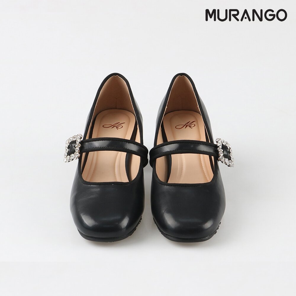 소가죽 소프트 메리제인 펌프스 4cm M23F09