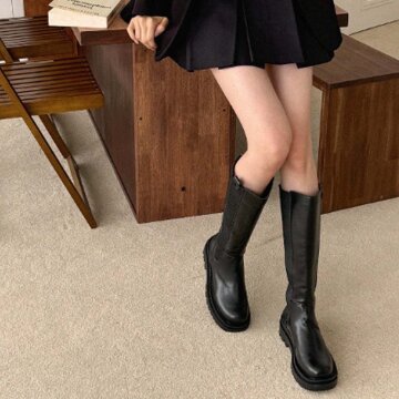 에브리데이 ED2412 오클레앙 더블솔 첼시 키높이 롱부츠