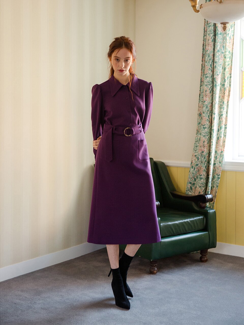 [일루스트리스일루전] PURPLE A SKIRT