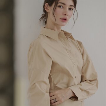 [레이허] Rooming Blouse II_Toast Beige