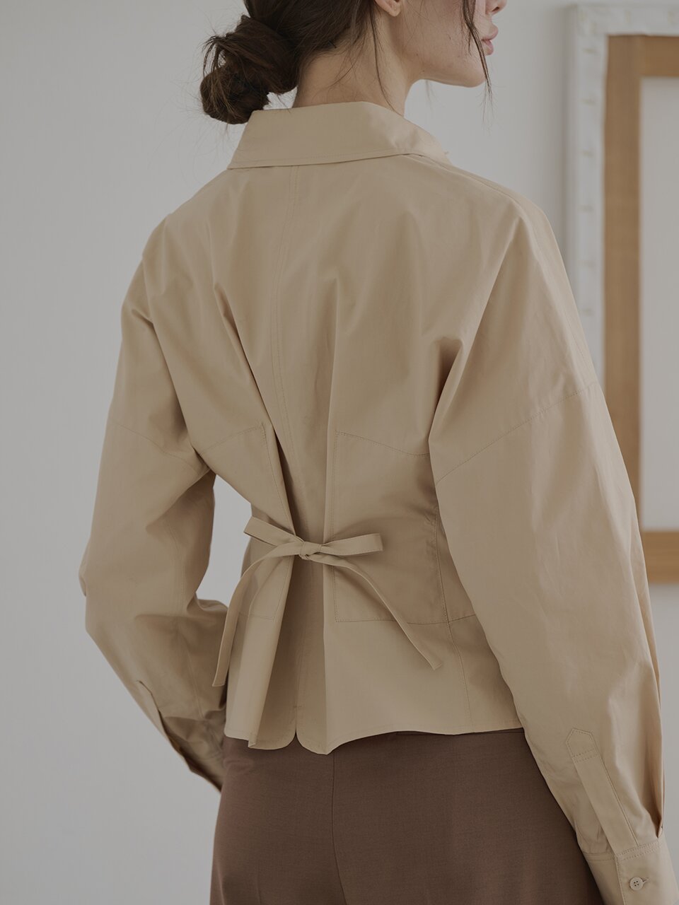 [레이허] Rooming Blouse II_Toast Beige