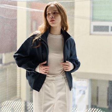 [레이허] 에토프 블루종 점퍼_NAVY