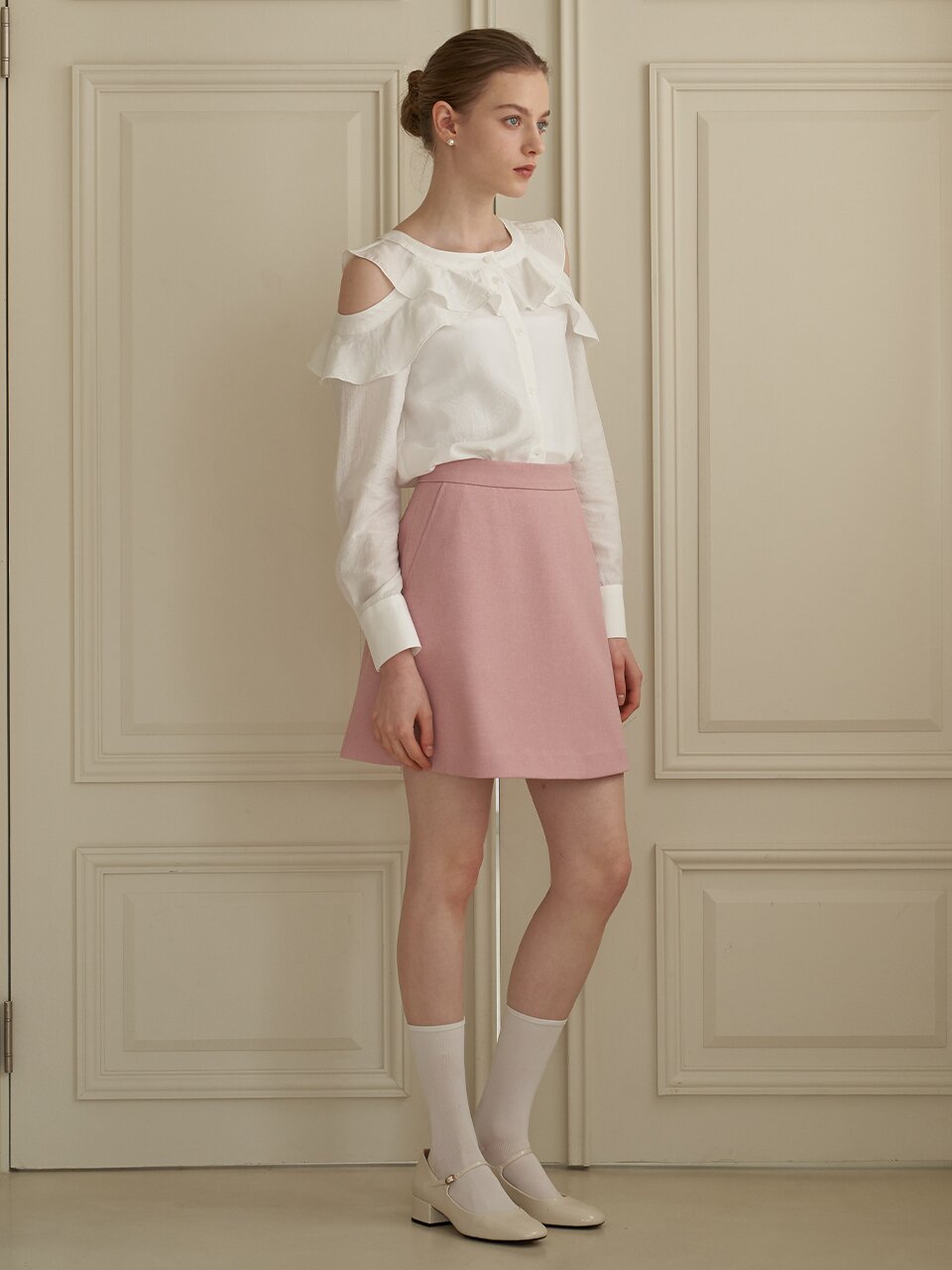 [에프코코로미즈] coco mini skirt PK