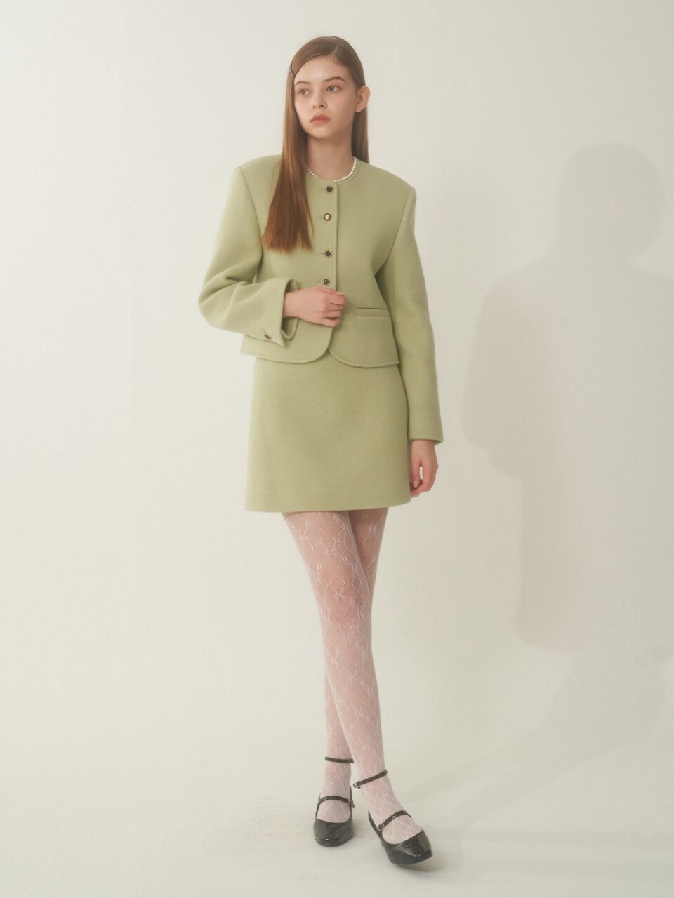 [에프코코로미즈] coco wool mini skirt LG