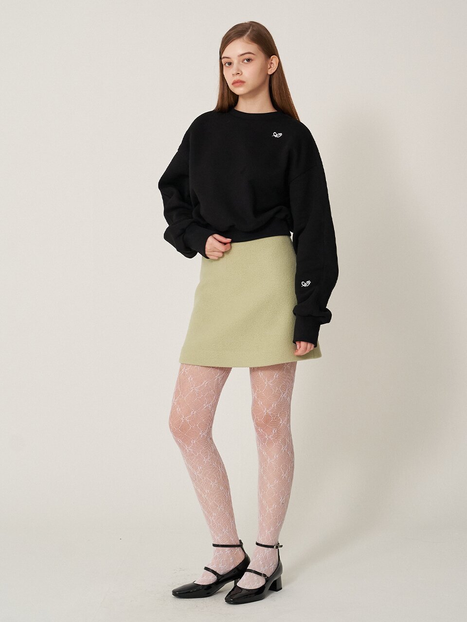 [에프코코로미즈] coco wool mini skirt LG