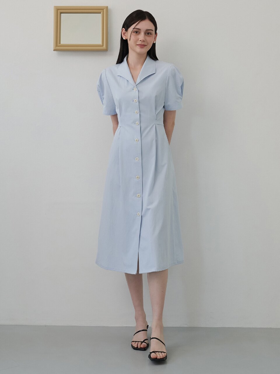 [에프코코로미즈] elena volume dress SK