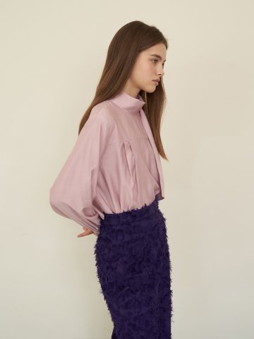 [에프코코로미즈] coco karin ribbon tie blouse PK