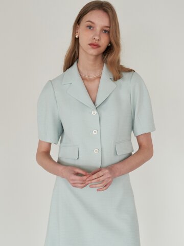 [에프코코로미즈] Elena romantic crop jacket MI