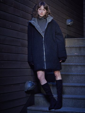 [와이제이] DOUBLE FLEECE AND PADDING JUMPER