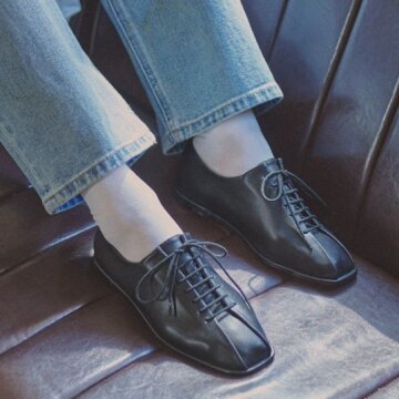 FL3324 윌로 레이스업 더비 블랙