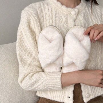 에브리데이 ED2407 릴 푹신 구름 털 슬리퍼