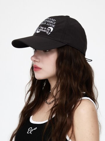 애디튜드 스트링 나일론 볼캡 3color