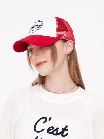 썸머랜드 자수 매쉬 볼캡 4color