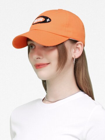 에션셜 스타 볼륨 자수 볼캡